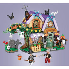 Load image into Gallery viewer, 783PCS Micro Mini Haunted Ghost House Halloween Figures Model Toy Building Block Brick Gift Set Kids New
