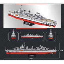 Load image into Gallery viewer, 1338PCS Military WW2 Fletcher Class Destroyer Ship US Model Toy Building Block Brick Gift Kids Compatible Lego