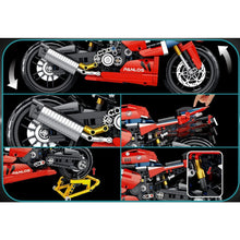 Load image into Gallery viewer, 1017PCS MOC Technic Speed CBR-1000RR Racing Sports Motor Bike Motorcycle Model Toy Building Block Brick Gift Kids Compatible Lego
