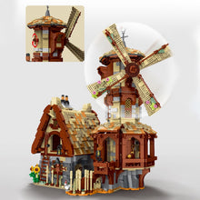Load image into Gallery viewer, 2808PCS MOC City Town Medieval Windmill House Model Toy Building Block Brick Gift Kids Compatible Lego