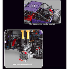 Load image into Gallery viewer, 2680PCS Technic Jeep Wrangler Off Road SUV Car Purple Static Version Model Building Block Brick Toy Gift Set Kids New Compatible Lego