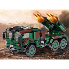 Load image into Gallery viewer, 986PCS WW2 MLRS Multiple Rocket Launcher Truck Model Toy Building Block Brick Gift Kids