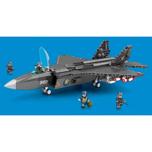 Load image into Gallery viewer, 980PCS Military FC-31 Air Fighter Gyrfalcon Model Toy Figures Building Block Brick Gift Kids