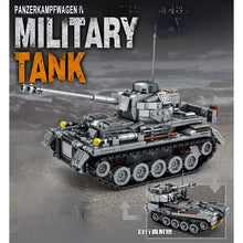 Load image into Gallery viewer, 803PCS 2in1 WW2 Panzerkampfwagen IV Tank Flakpanzer 38T Model Toy Figure Building Block Brick Gift Kids