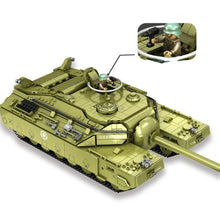 Load image into Gallery viewer, 2986PCS Military WW2 Large T28 Heavy Tank Figure Model Toy Building Block Brick Gift Kids DIY