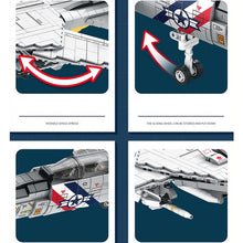 Load image into Gallery viewer, 1600PCS Military F-14 Tomcat Air Fighter Plane Figures Model Building Block Brick Gift Set Kids New Compatible Lego