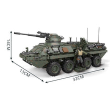 Load image into Gallery viewer, 1036PCS Military IFV M127 Stryker Armored Vehicle Figures Model Building Block Brick Toy Gift Set Kids New Compatible Lego