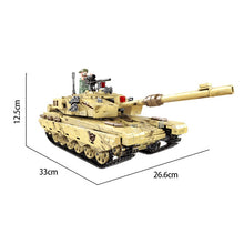 Load image into Gallery viewer, 1340PCS Military WW2 Type 99 Main Battle Tank Figure Model Toy Building Block Brick Gift Kids Compatible Lego