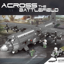 Load image into Gallery viewer, 1713PCS Military WW2 Lockheed Air Gunship Plane Figure Model Toy Building Block Brick Gift Kids Compatible Lego