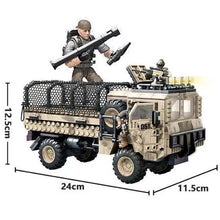 Load image into Gallery viewer, 892PCS Military NSTT Heavy Truck Model Figures Building Block Brick Toy Gift Set Kids New