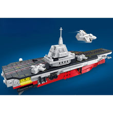 Load image into Gallery viewer, 1002PCS Military WW2 8in1 003 Aircraft Carrier Ship Figure Model Toy Building Block Brick Gift Kids Compatible Lego