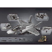 Load image into Gallery viewer, 646PCS Military WW2 F-35 Lightning Air Fighter Figure Model Toy Building Block Brick Gift Kids