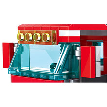 Load image into Gallery viewer, MOC City Container Heavy Goods Transportation Truck Car Vehicle Model Toy Building Block Brick Gift Kids