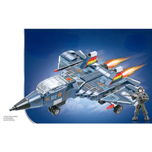 Load image into Gallery viewer, 352PCS Military WW2 J-15 Flying Shark Flanker Air Fighter Figure Model Toy Building Block Brick Gift Kids