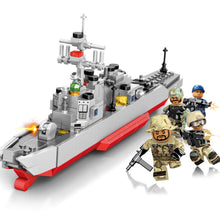 Load image into Gallery viewer, 515PCS Military WW2 4in1 Arleigh Burke Class Destroyer DDG51 Figure Model Toy Building Block Brick Gift Kids