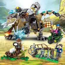 Load image into Gallery viewer, 610PCS MOC Dinosaur Chase Scene Figures Model Toy Building Block Brick Gift Kids