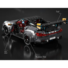 Load image into Gallery viewer, 3389PCS MOC Static Technic Speed 911 GT2 RS Super Racing Sports Car Model Toy Building Block Brick Gift Kids Compatible Lego 1:8