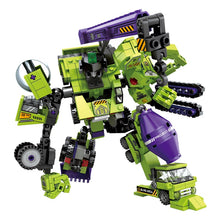 Load image into Gallery viewer, 600PCS MOC 6in1 City Engineering Vehicle Mecha Of Steel Model Toy Building Block Brick Gift Kids