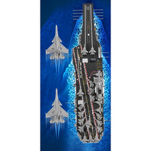 Load image into Gallery viewer, 3015PCS Military WW2 Large 003 18 Fujian Class Aircraft Carrier Ship Figure Model Toy Building Block Brick Gift Kids Compatible Lego 1:420