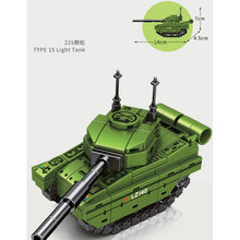 Load image into Gallery viewer, 855PCS Military WW2 4in1 Type 99 Main Battle Tank Figure PHL-03 ZBL-08 IFV Model Toy Building Block Brick Gift Kids Compatible Lego