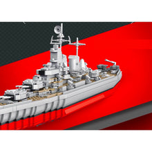 Load image into Gallery viewer, 1712PCS Military WW2 Iowa Class Battleship Ship US Model Toy Building Block Brick Gift Kids Compatible Lego