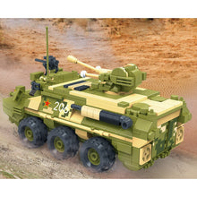 Load image into Gallery viewer, 606PCS Military WW2 WZ-551 Wheeled Armored Vehicle Figure Model Toy Building Block Brick Gift Kids