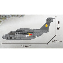 Load image into Gallery viewer, 234PCS Military WW2 Y-20 Xian Transport Aircraft Plane Figure Model Toy Building Block Brick Gift Kids