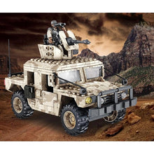 Load image into Gallery viewer, 469PCS MOC Military Desert Hummer Car Figure Model Toy Building Block Brick Gift Kids