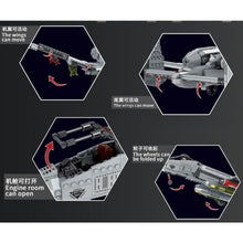 Load image into Gallery viewer, 1050PCS Military WW2 Fairchild Republic A-10 Thunderbolt II Hog Figure Model Toy Building Block Brick Gift Kids Compatible Lego