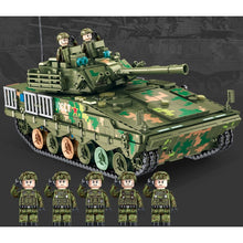 Load image into Gallery viewer, 1668PCS Military 04A Infantry Fighting Vehicle Tank Solider Figures Model Building Block Brick Toy Gift Set Kids New Compatible Lego