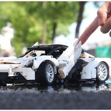 Load image into Gallery viewer, 1269PCS MOC Static Technic Speed White GT Super Racing Sports Car Model Toy Building Block Brick Gift Kids Compatible Lego 1:14