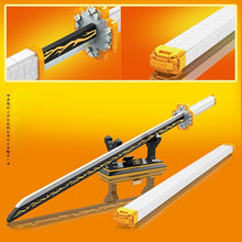 Load image into Gallery viewer, 956PCS MOC Cartoon Comic Demon Slayer Agatsuma Zenitsu Nichirin Sword Blade Model Toy Building Block Brick Gift Kids Display