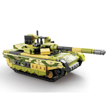 Load image into Gallery viewer, 429PCS Military WW2 T-90M Main Battle Tank Figure Model Toy Building Block Brick Gift Kids