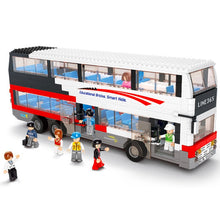 Load image into Gallery viewer, 741PCS MOC City Tour Double Decker Bus Figure Model Toy Building Block Brick Gift Kids
