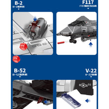 Load image into Gallery viewer, 816PCS Military WW2 4in1 Boeing Bell V-22 Osprey B-2 B-52 Bomber Aircraft Figure Model Toy Building Block Brick Gift Kids Compatible Lego