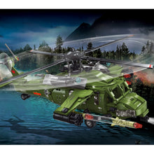 Load image into Gallery viewer, 600PCS Military WW2 Harbin Z-20 Helicopter Figure Model Toy Building Block Brick Gift Kids