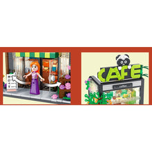 Load image into Gallery viewer, 589PCS MOC City Street Coffee Cafe Shop House Figure Model Toy Building Block Brick Gift Kids Compatible Lego