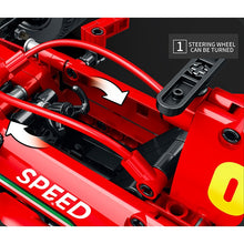 Load image into Gallery viewer, 928PCS MOC Technic F1 Red Formula One Racing Sports Car Model Toy Building Block Brick Gift Kids Compatible Lego