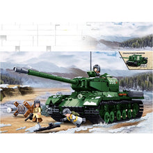 Load image into Gallery viewer, 845PCS MOC Military WW2 2in1 IS2 Heavy Tank Figure Model Toy Building Block Brick Gift Kids