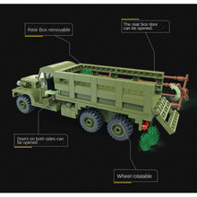Load image into Gallery viewer, 357PCS Military WW2 CCKW-353 Truck Figure Model Toy Building Block Brick Gift Kids