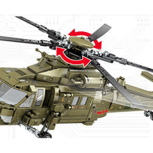 Load image into Gallery viewer, 750PCS Military Z20 Attack Helicopter Figure Model Toy Building Block Brick Gift Kids