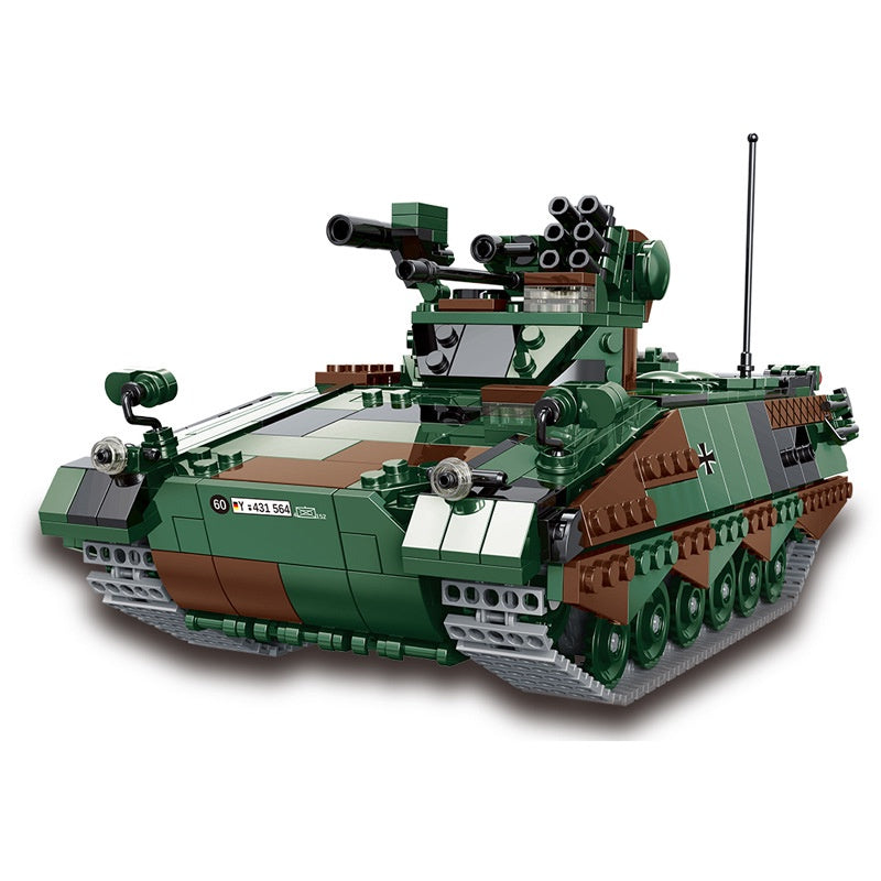 1045PCS WW2 Schutzenpanzer Marder IFV Model Toy Building Block Brick –  mycrazybuy store