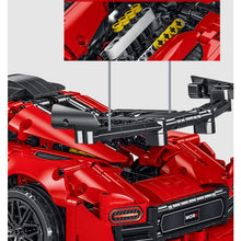 Load image into Gallery viewer, 1505PCS MOC Technic Red Super Racing Sports Car Model Toy Building Block Brick Gift Kids Compatible Lego 1:14