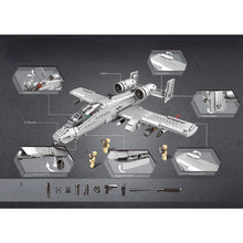 Load image into Gallery viewer, 961PCS Military WW2 A-10 Thunderbolt Hog Air Fighter Figure Model Toy Building Block Brick Gift Kids