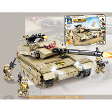 Load image into Gallery viewer, 671PCS Military WW2 Type 99 Main Battle Tank Figure Model Toy Building Block Brick Gift Kids