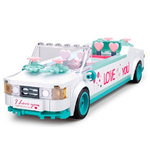 Load image into Gallery viewer, 204PCS MOC Romantic Love Girl Wedding Convertible Car Bridegroom Bride Figure Model Toy Building Block Brick Gift Kids