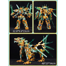 Load image into Gallery viewer, 1618PCS MOC 2in1 Ninja Mecha Gold Dragon Figure Model Toy Building Block Brick Gift Kids Compatible Lego