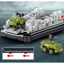 Load image into Gallery viewer, 686PCS MOC Military Type 726 LCAC Yuyi Class Landing Craft Air Cushion Figure Model Toy Building Block Brick Gift Kids