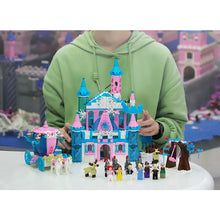 Load image into Gallery viewer, 1030PCS MOC Girls Princess Ice Snow Castle Figure Model Toy Building Block Brick Gift Kids Compatible Lego