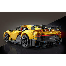 Load image into Gallery viewer, 2003PCS MOC Static Technic Speed Yellow Chiron Super Racing Sports Car Model Toy Building Block Brick Gift Kids Compatible Lego 1:10